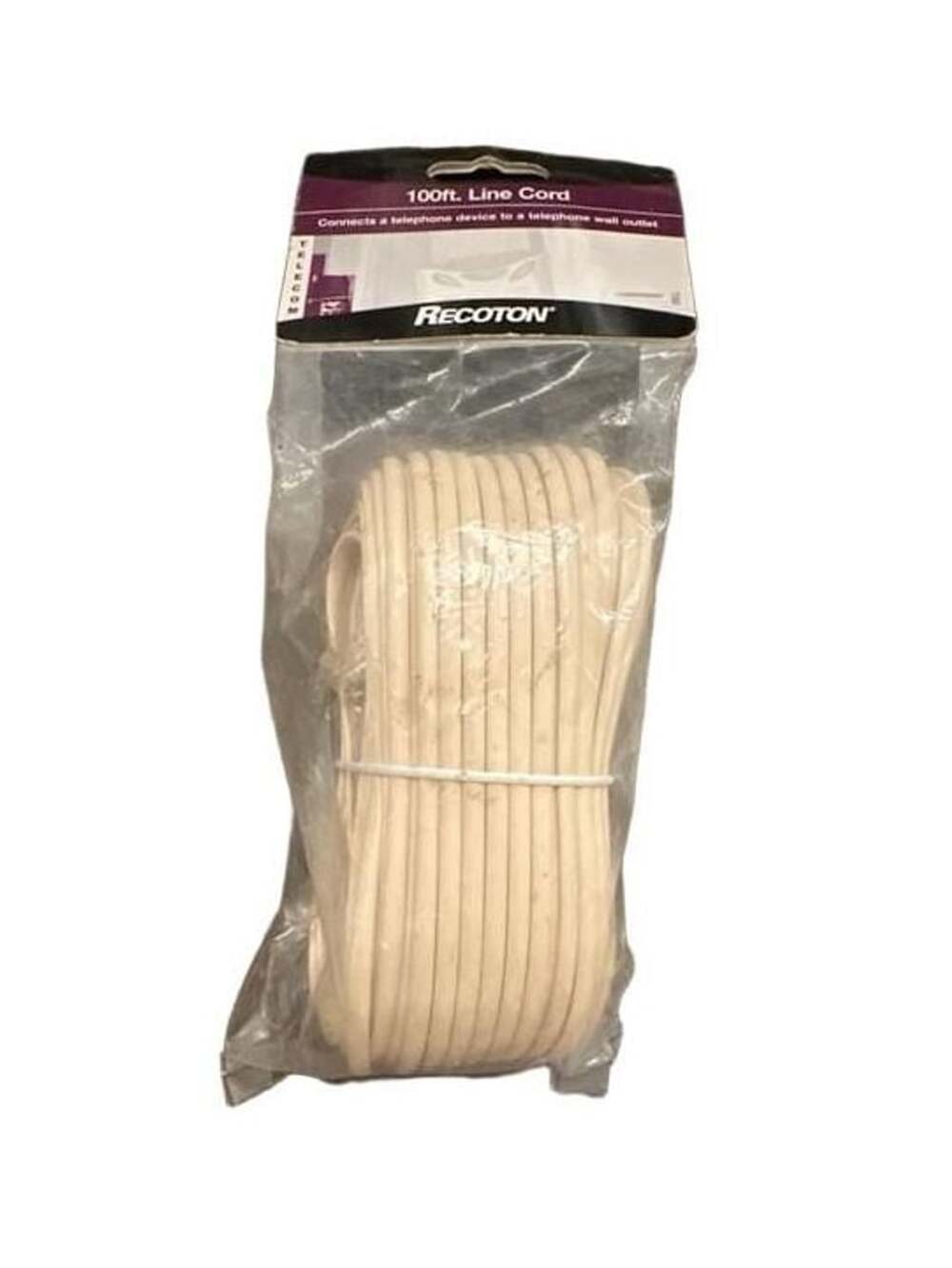 Recoton 100ft Line Cord 100 Ft Telephone Wire
